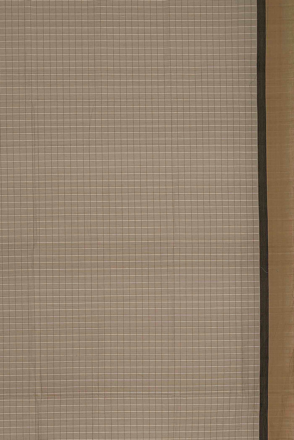 Beige Coimbatore Cotton Saree