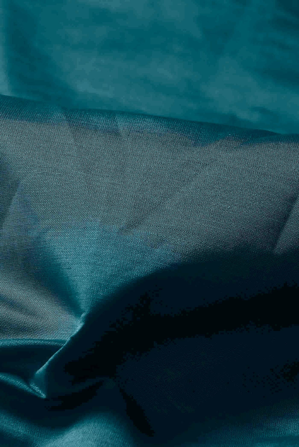 Blue Blended Poly Cotton Saree