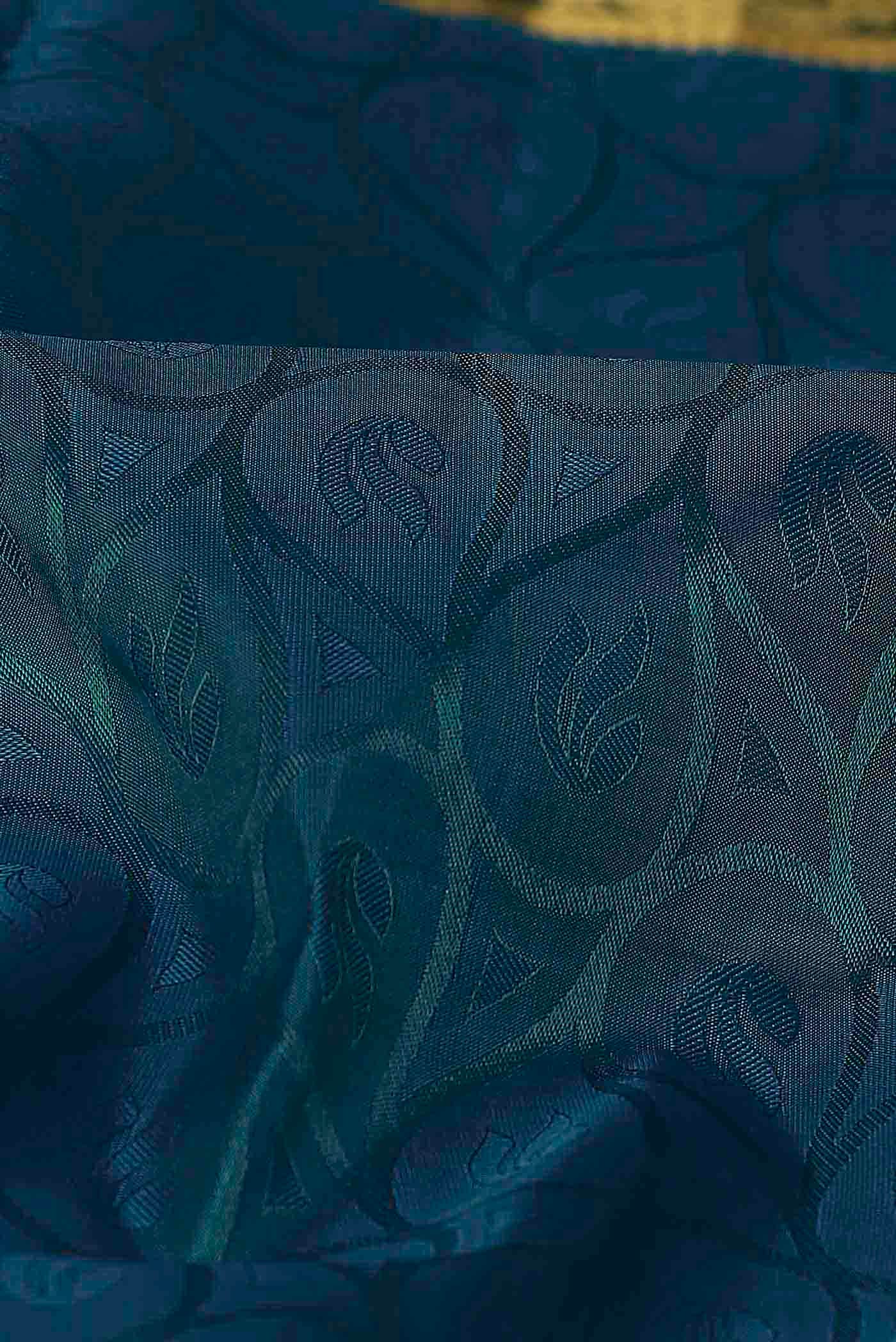 Blue Kanchipuram Silk Saree