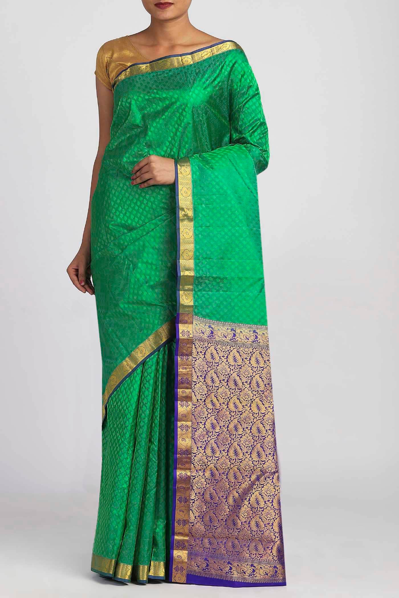 Green Kanchipuram Silk Saree