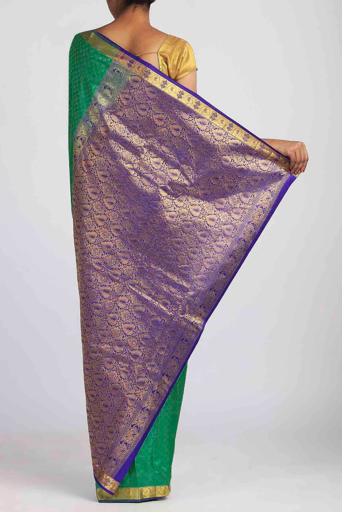 Green Kanchipuram Silk Saree