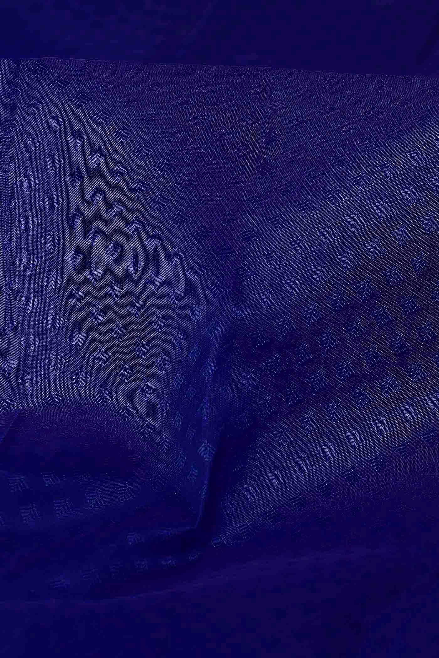 Blue Kanchipuram Silk Saree