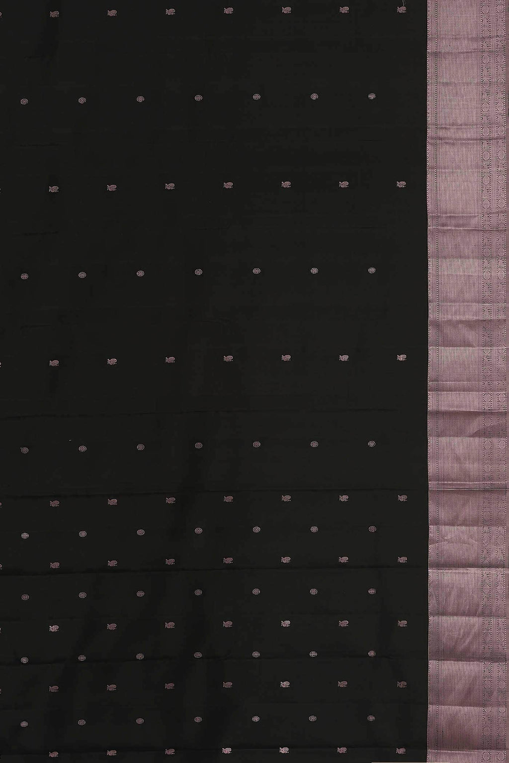 Black Kanchipuram Silk Saree