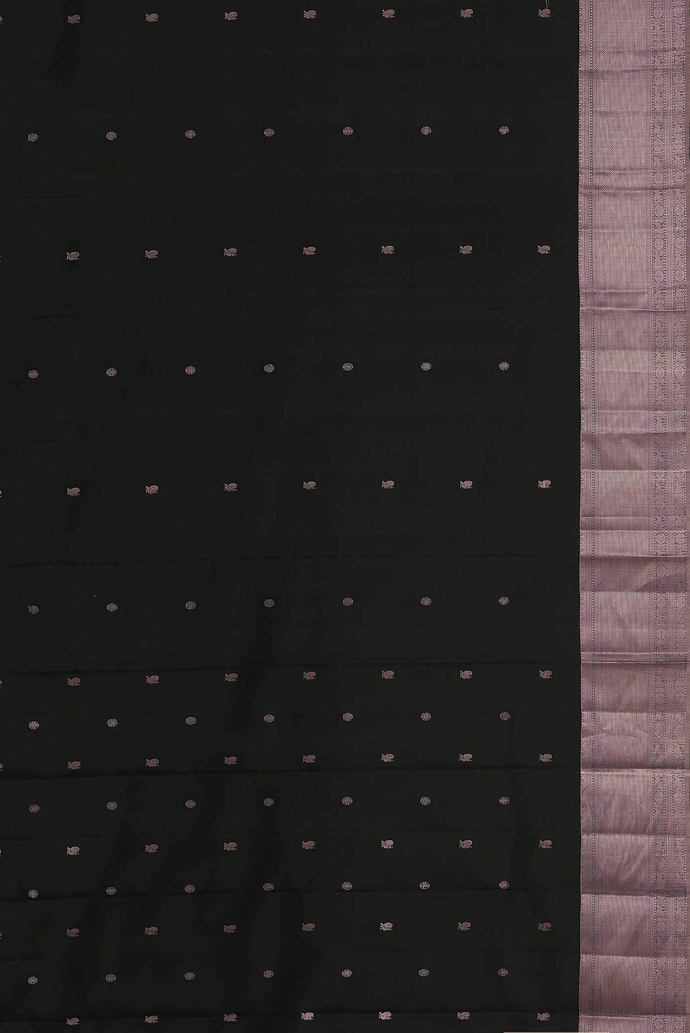 Black Kanchipuram Silk Saree