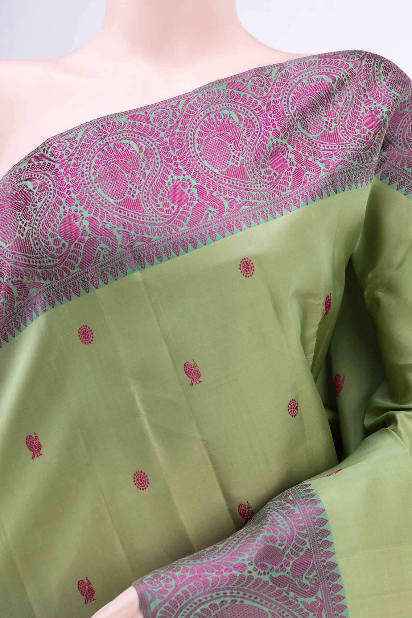 Black Kanchipuram Saree