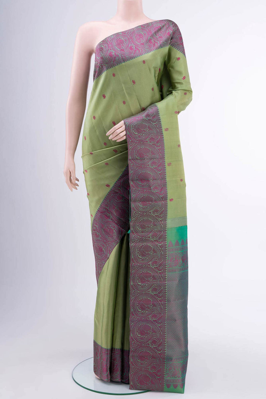Black Kanchipuram Saree