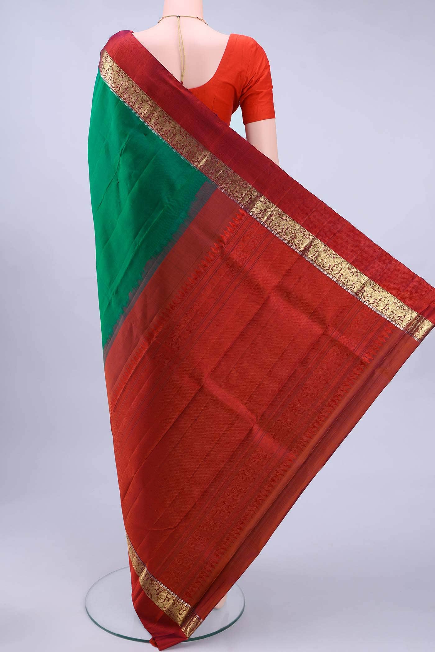 Green Kanchipuram Silk Saree