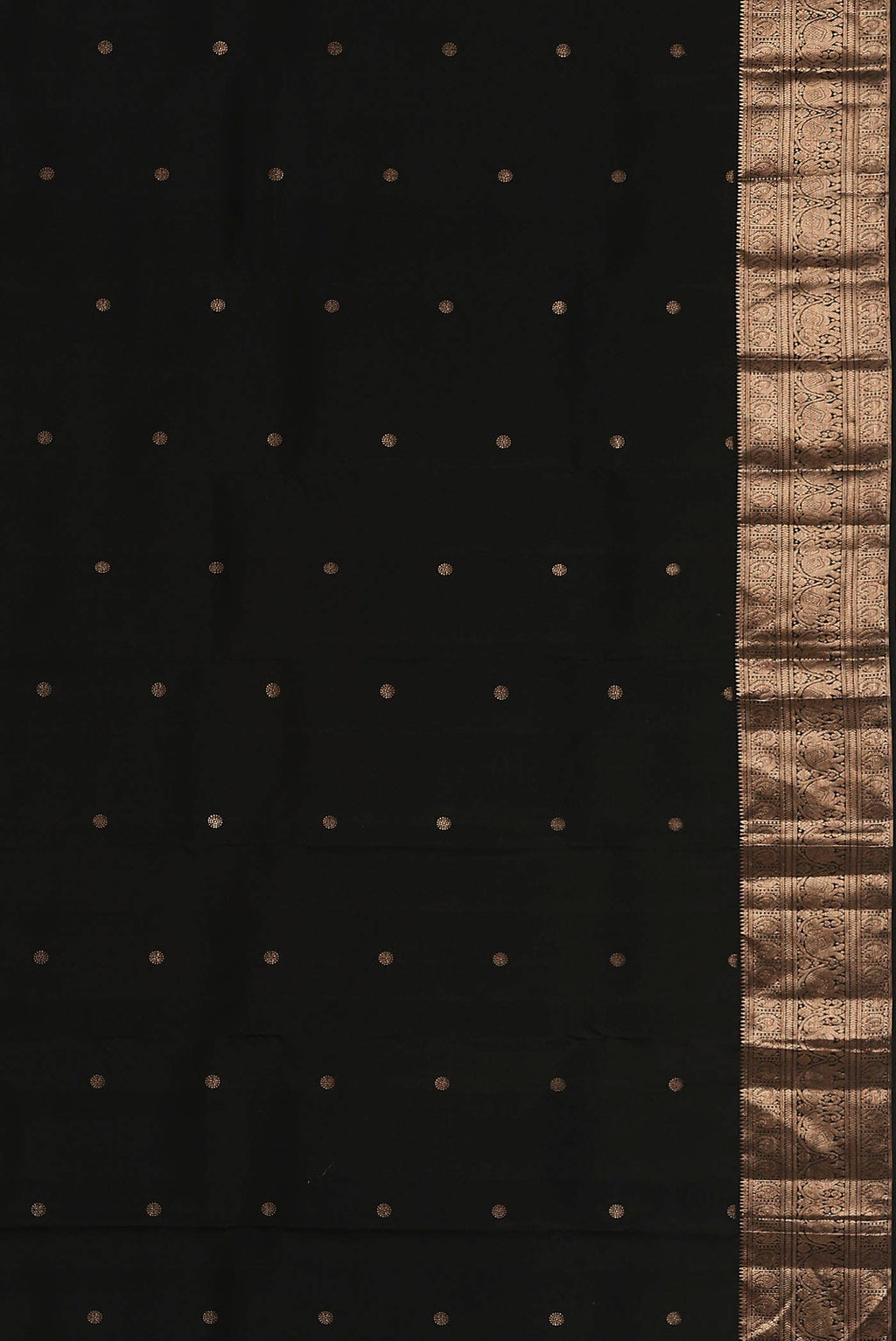 Black Kanchipuram Silk Saree