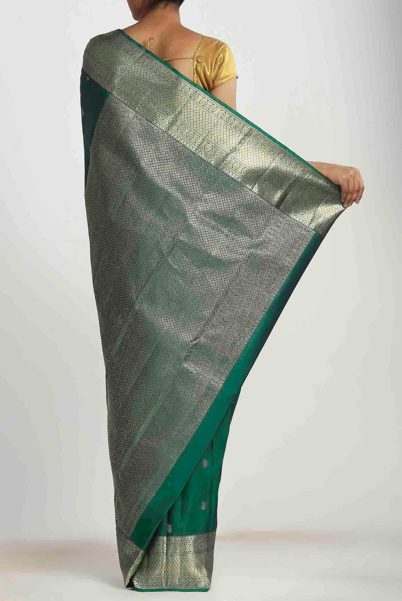 Green Kanchipuram Silk Saree