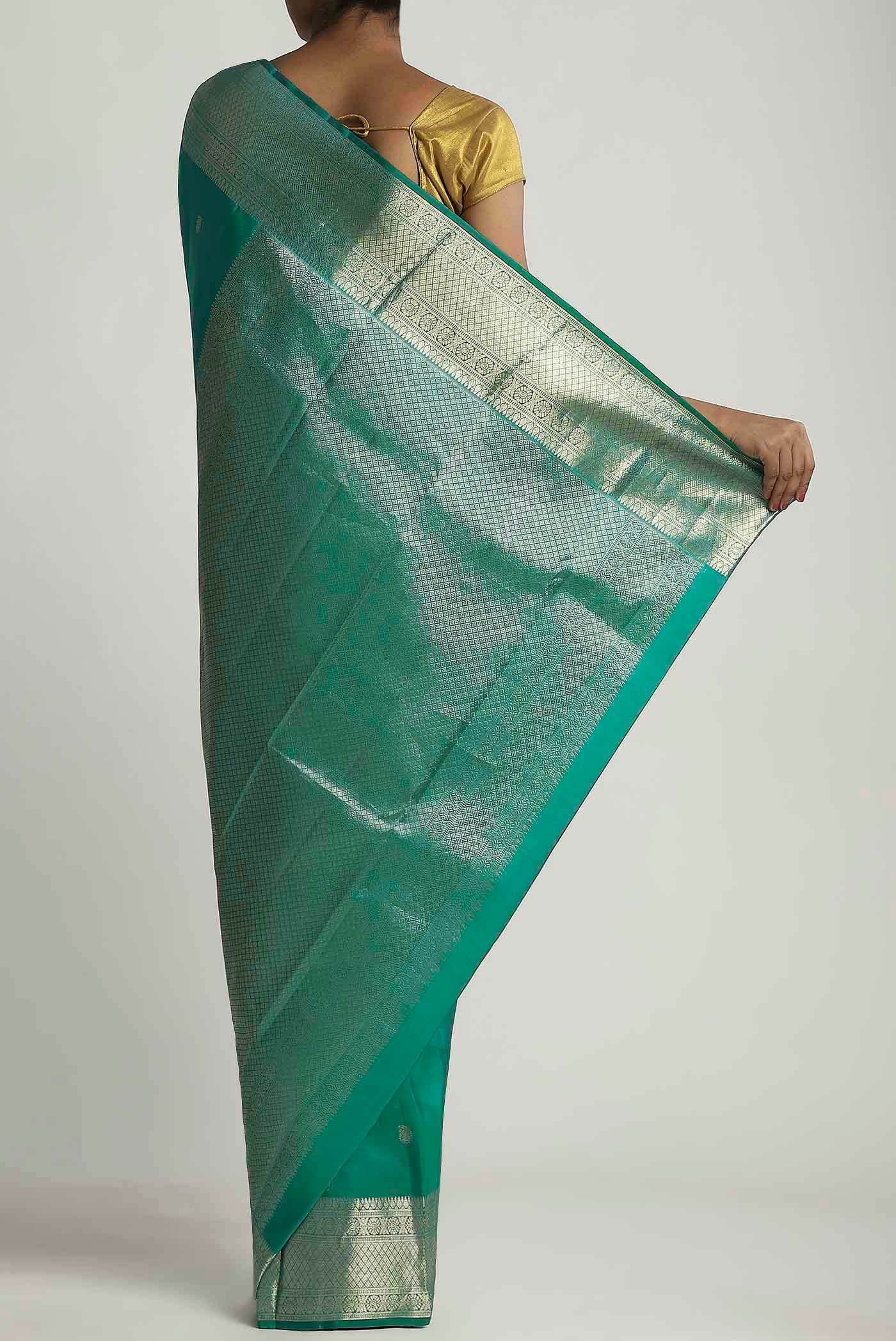 Green Kanchipuram Silk Saree