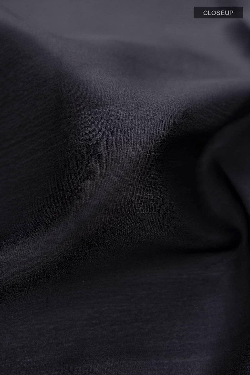 Black Mysore Crepe Saree