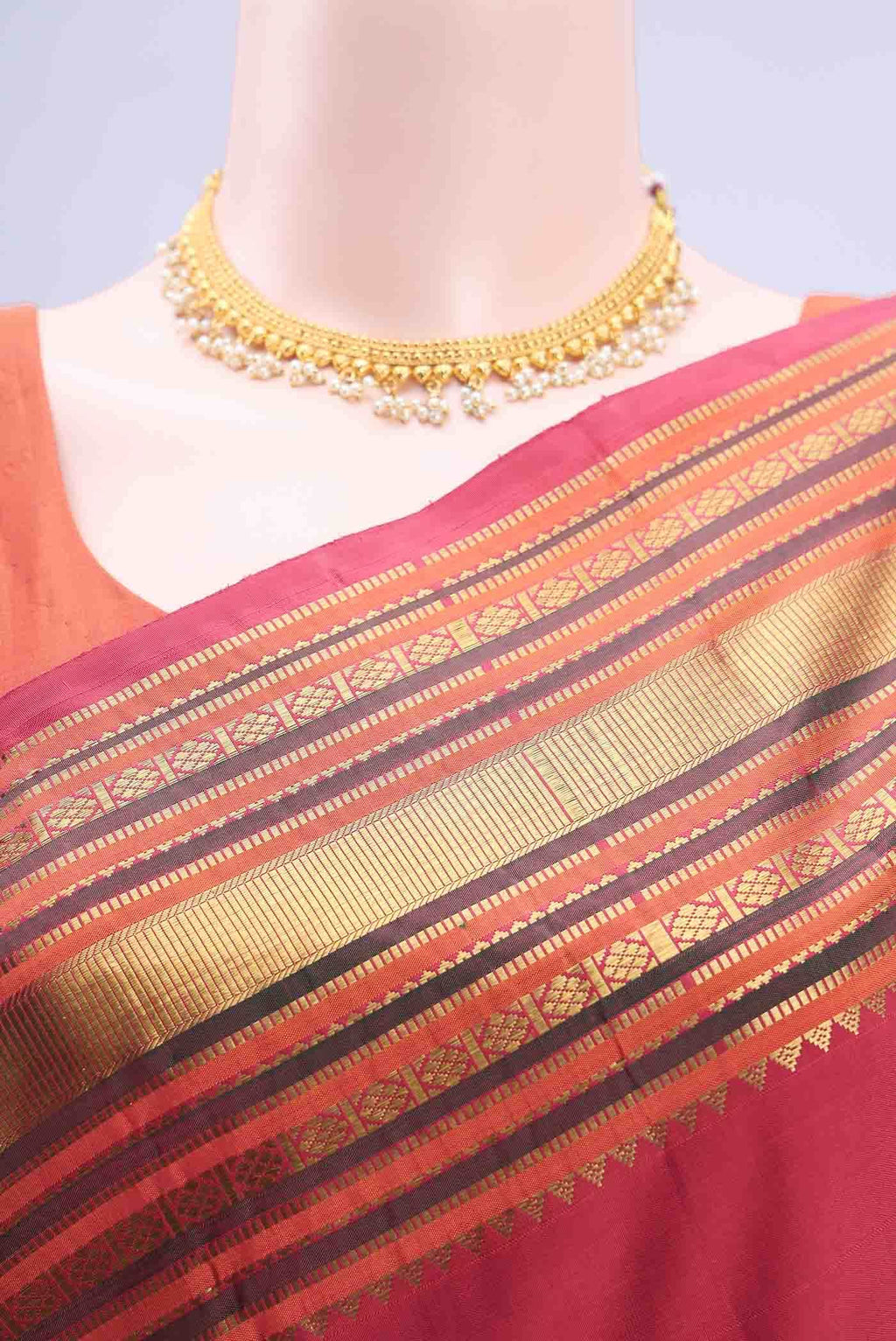 Red Kanchipuram Silk Saree