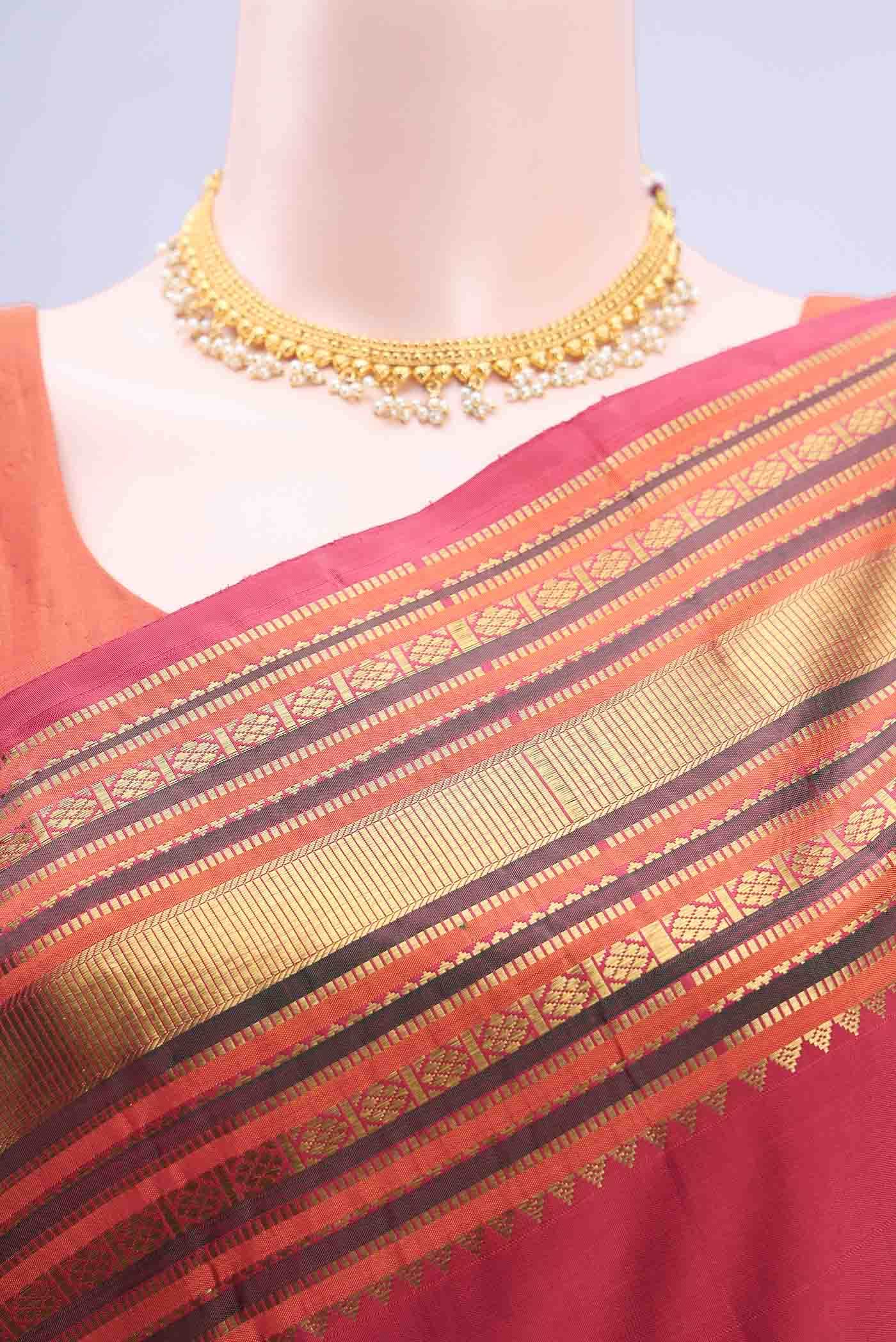 Red Kanchipuram Silk Saree