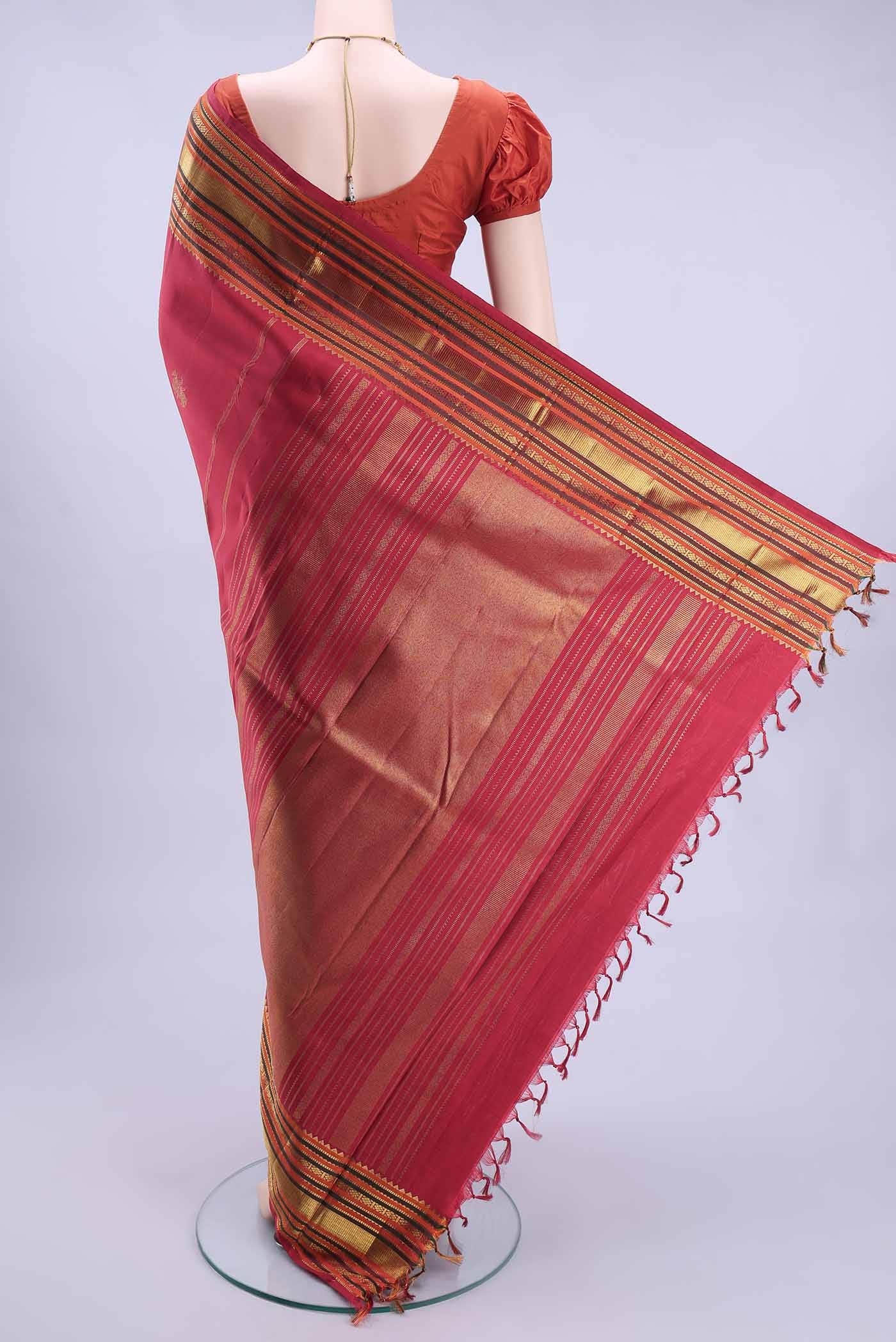 Red Kanchipuram Silk Saree