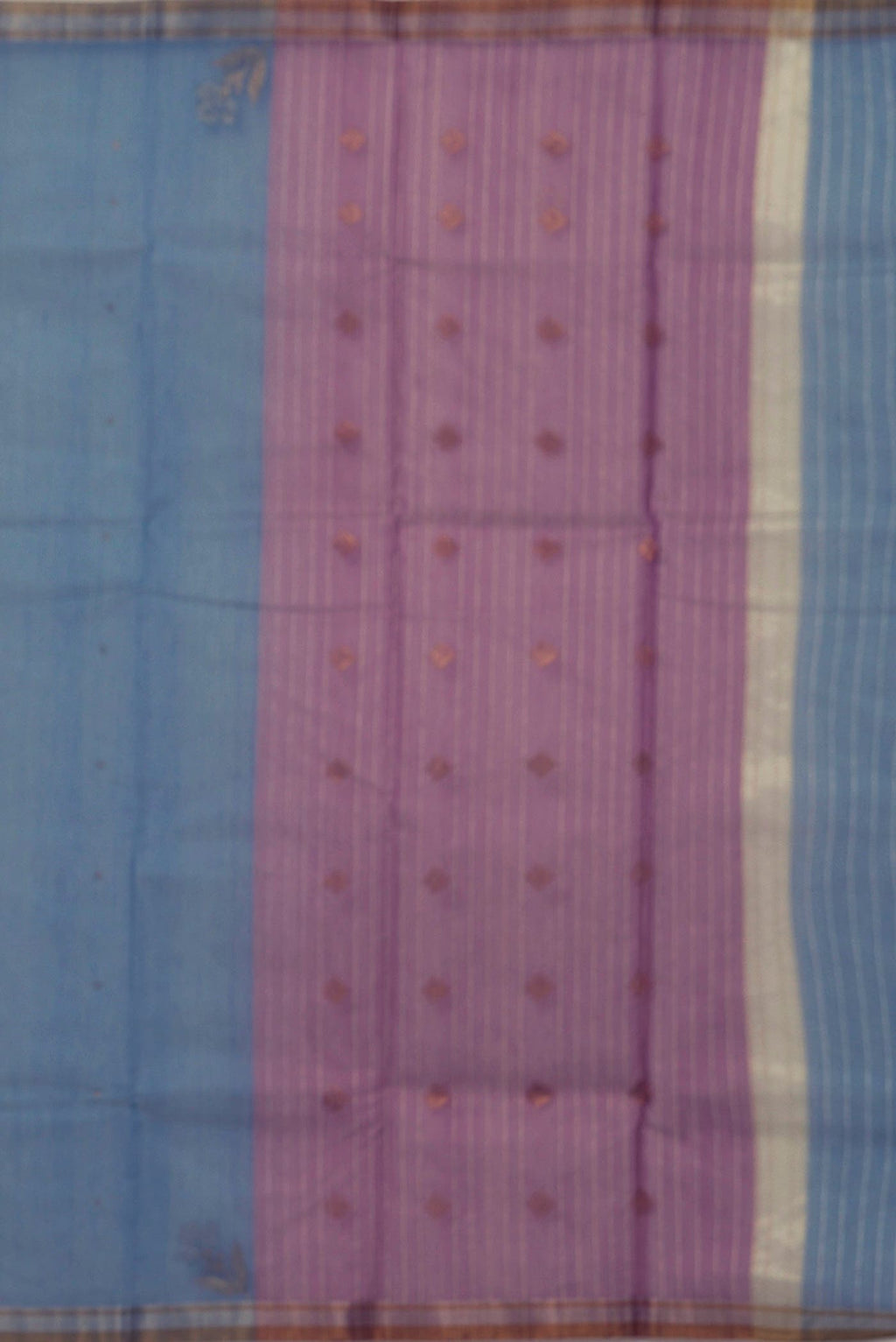 Light Blue Chanderi Silk Cotton Saree