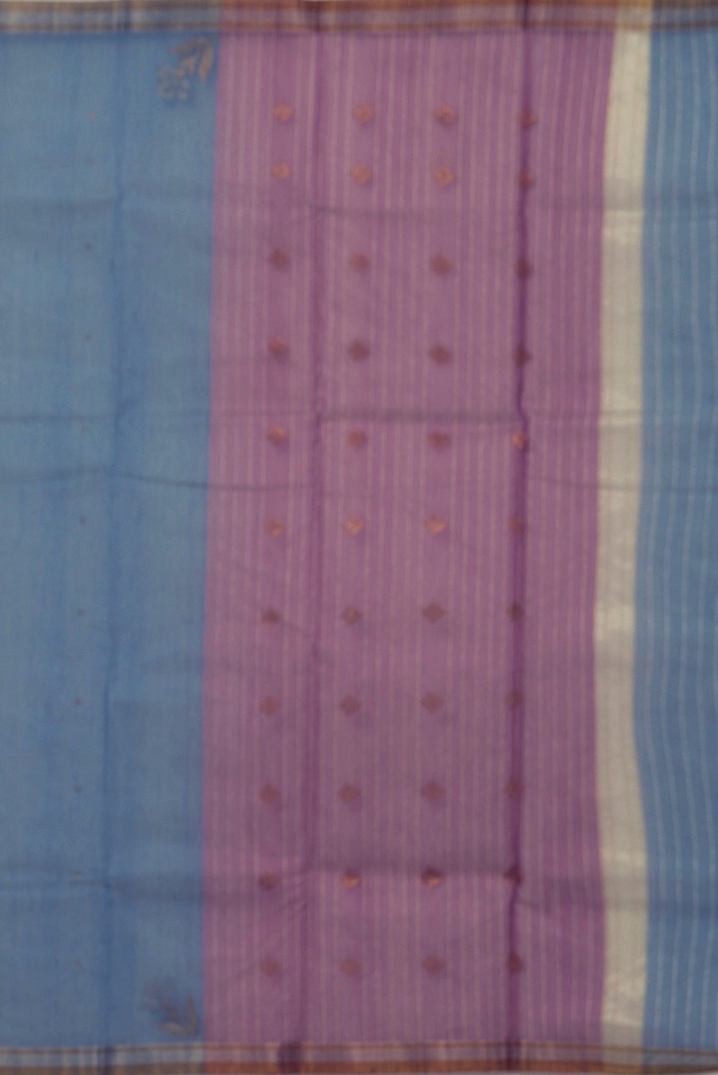 Light Blue Chanderi Silk Cotton Saree