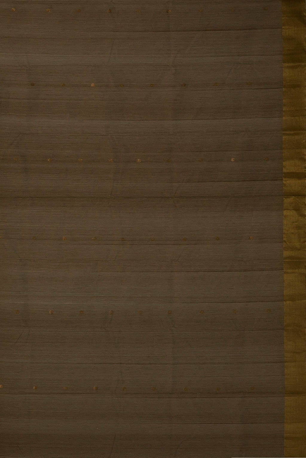 Dark Beige Chanderi Silk Cotton Saree