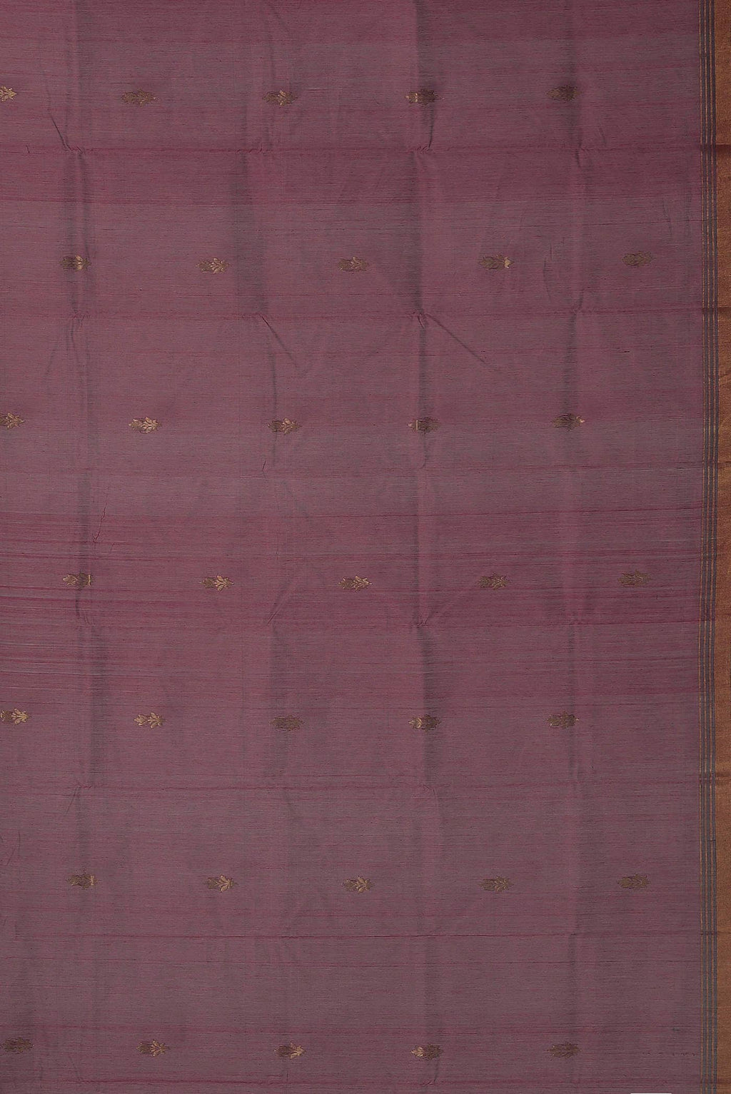 Mauve Chanderi Silk Cotton Saree