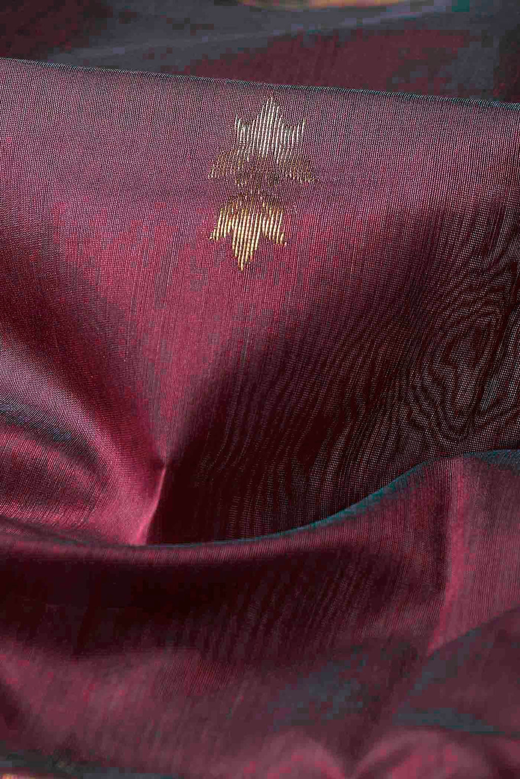 Mauve Chanderi Silk Cotton Saree