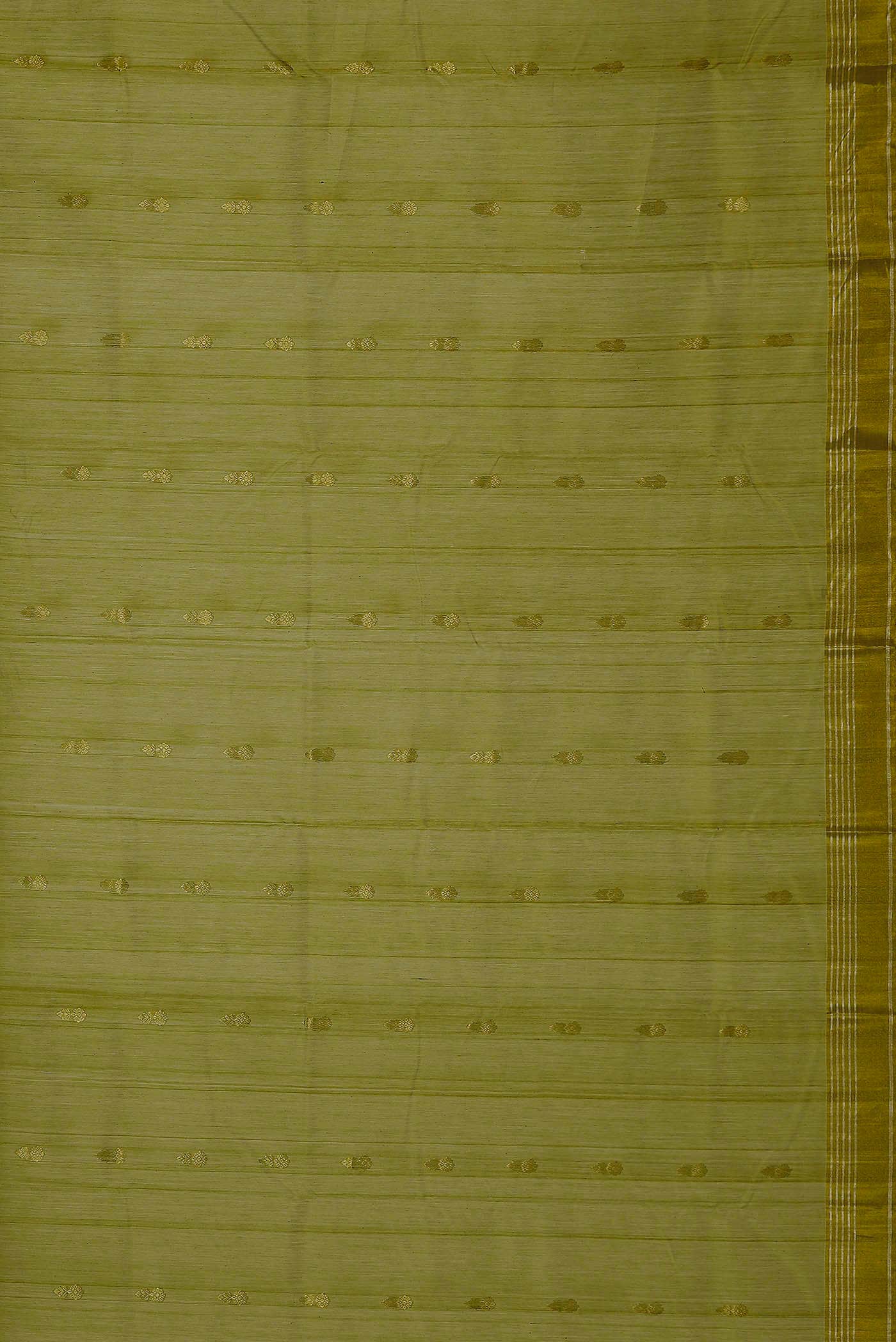 Green Chanderi Silk Cotton Saree