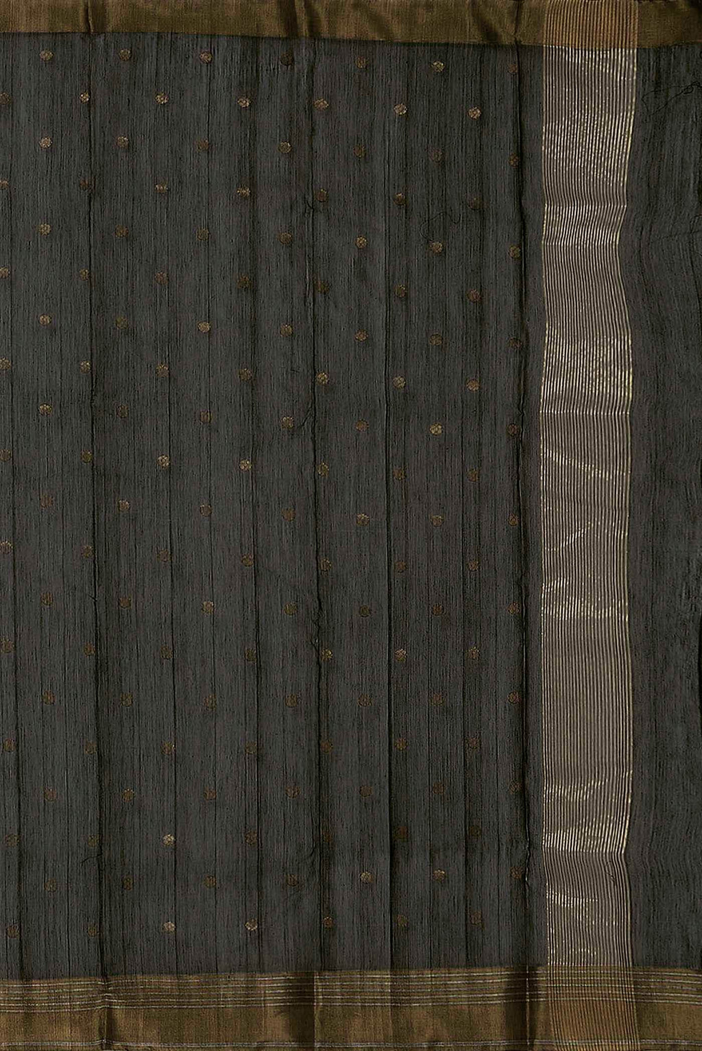 Grey Chanderi Silk Cotton Saree