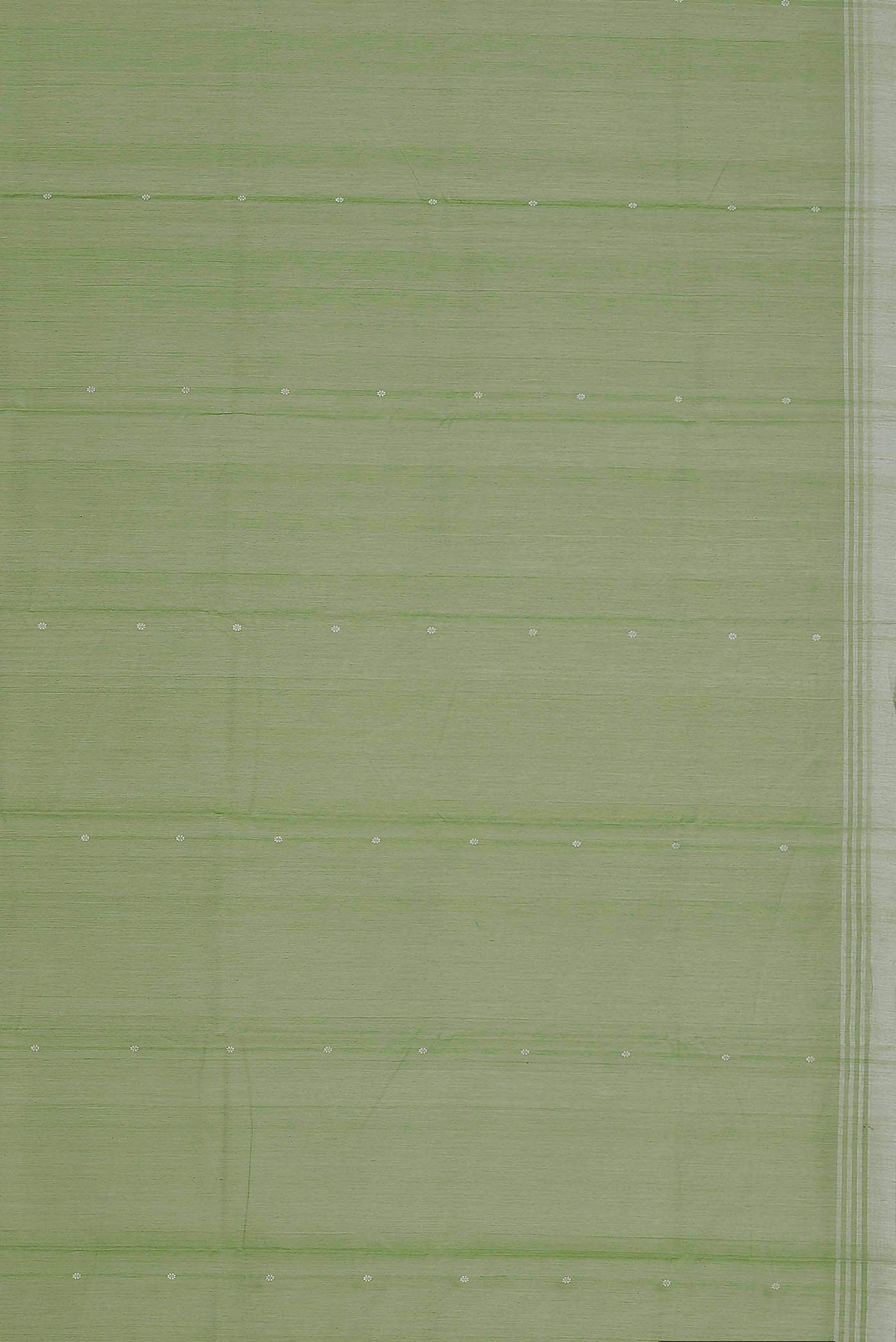 Green Chanderi Silk Cotton Saree