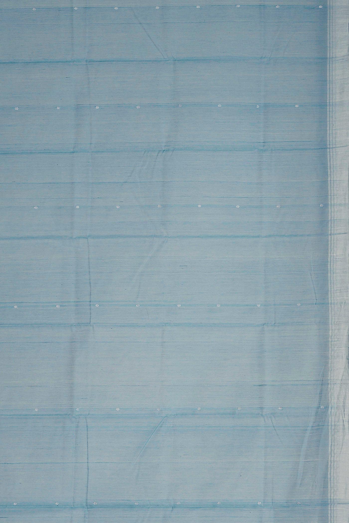 Light Blue Chanderi Silk Cotton Saree