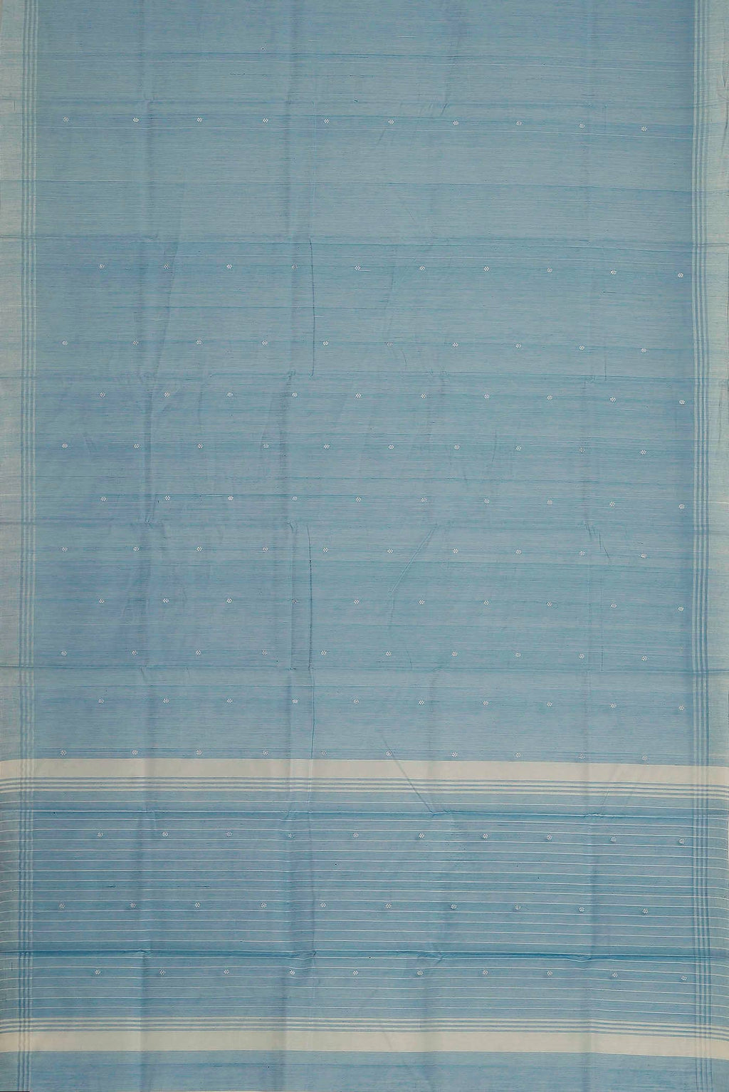 Light Blue Chanderi Silk Cotton Saree