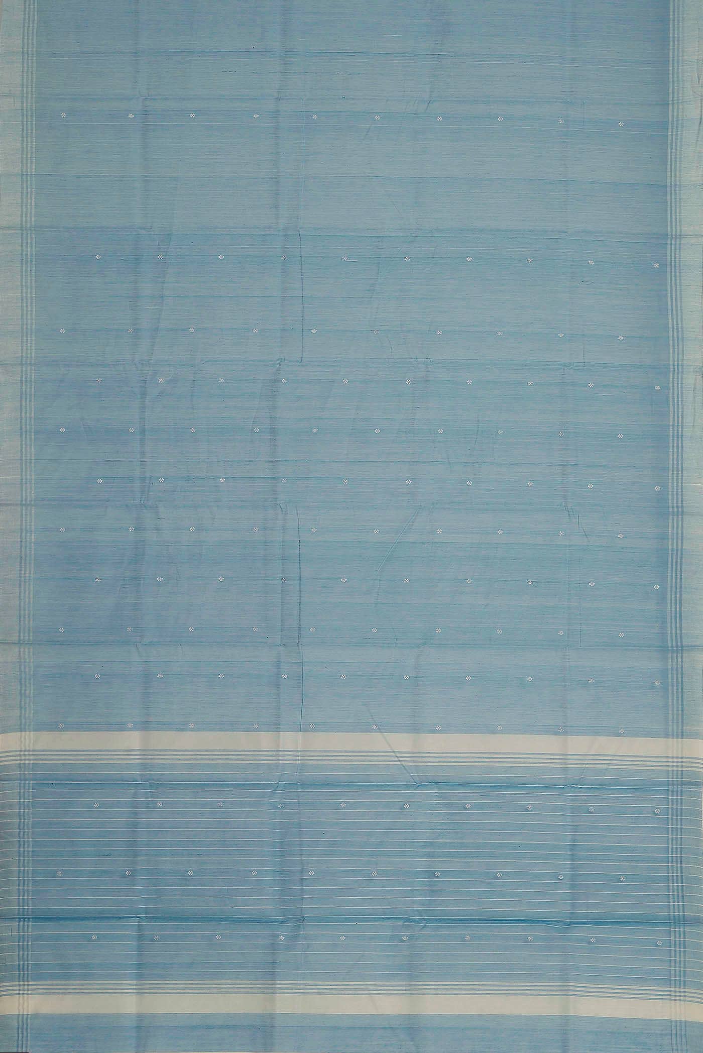 Light Blue Chanderi Silk Cotton Saree