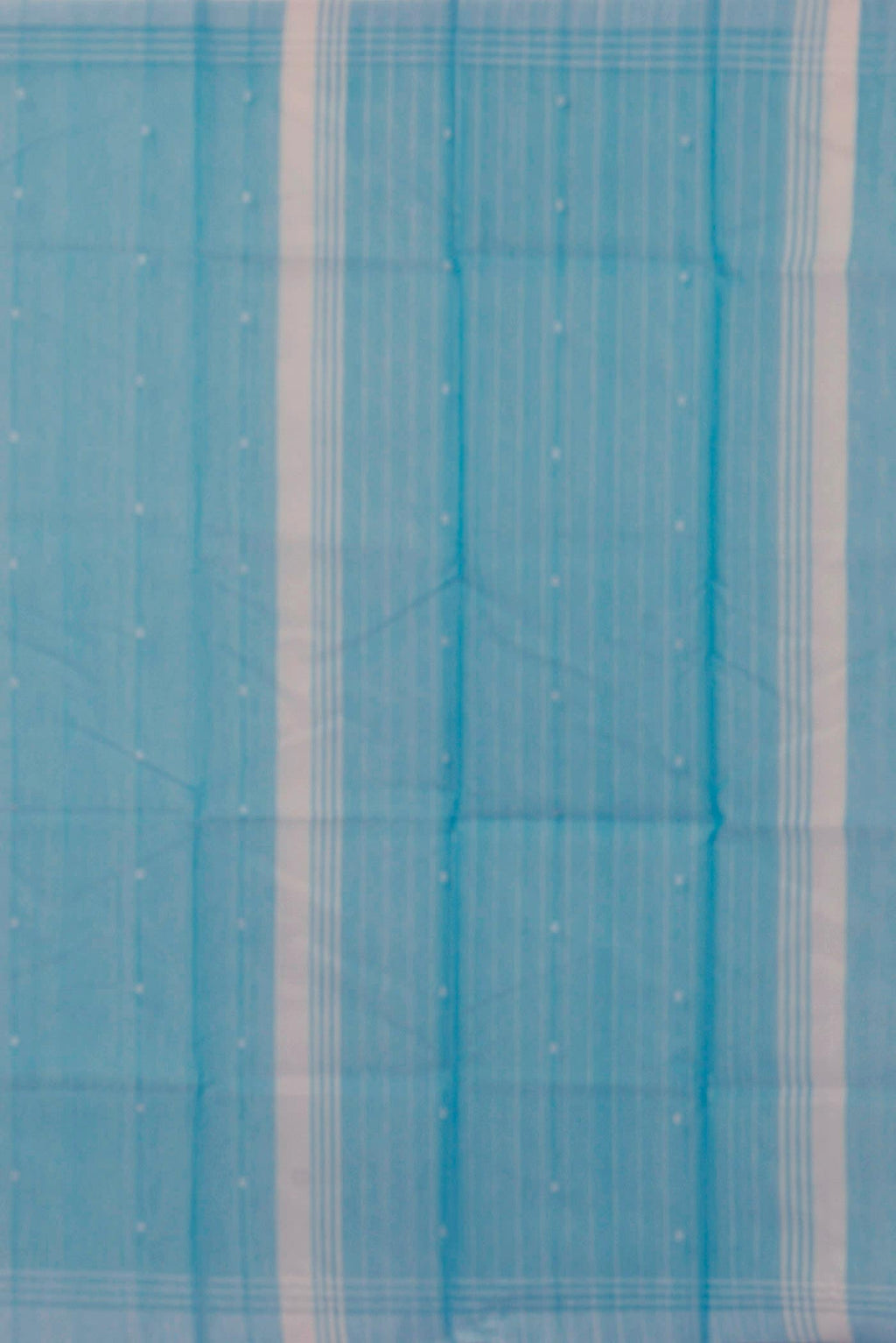 Light Blue Chanderi Silk Cotton Saree