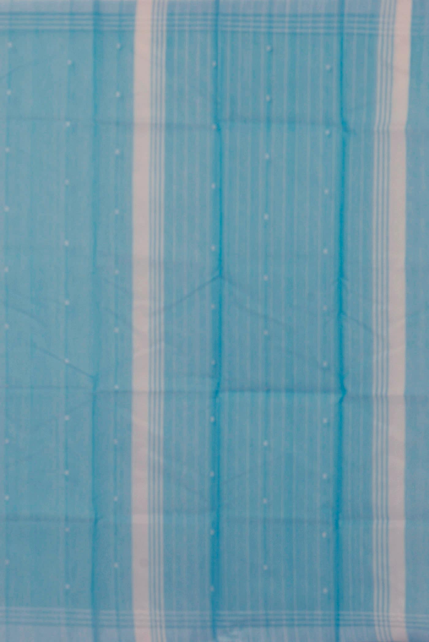 Light Blue Chanderi Silk Cotton Saree