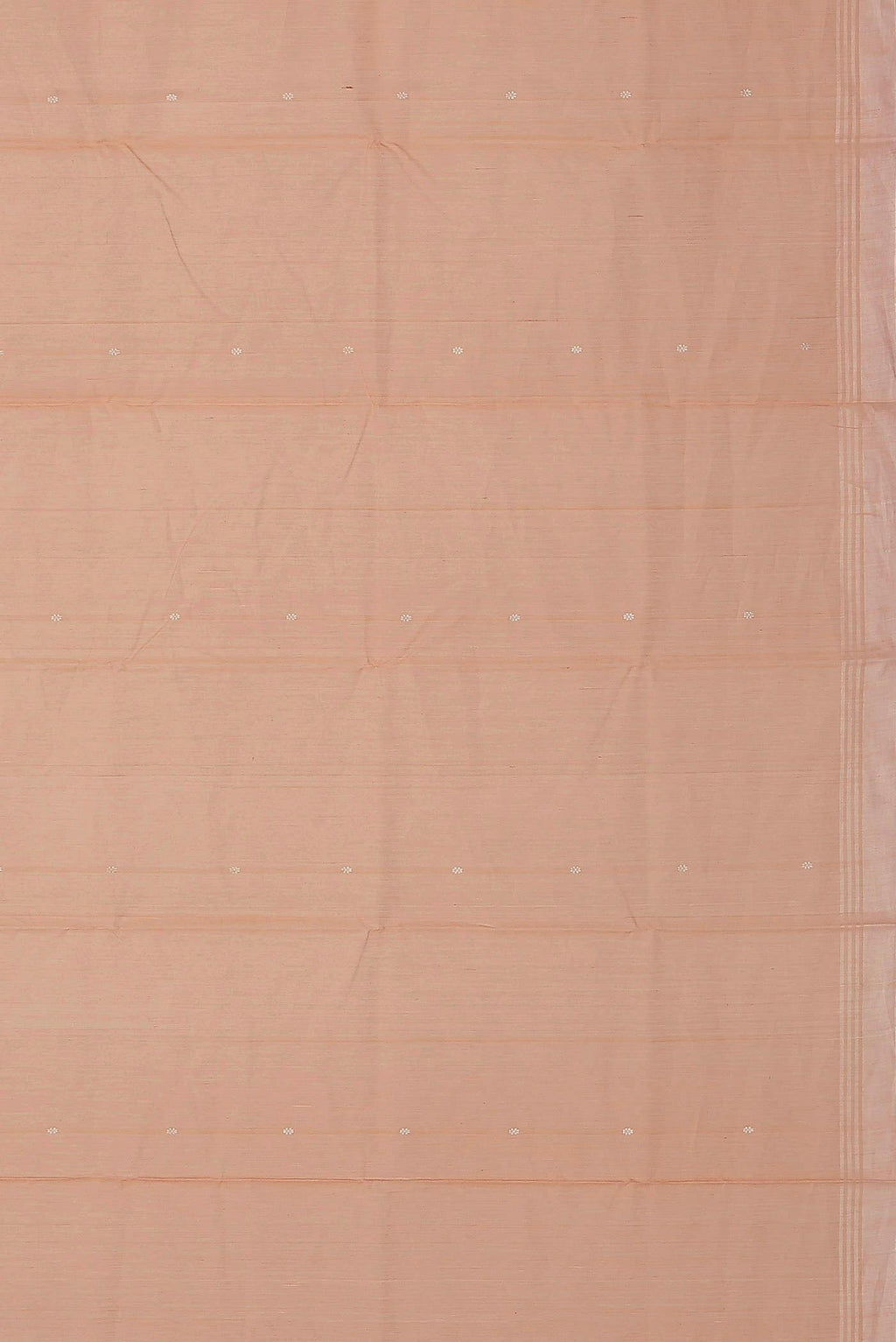 Peach Chanderi Silk Cotton Saree