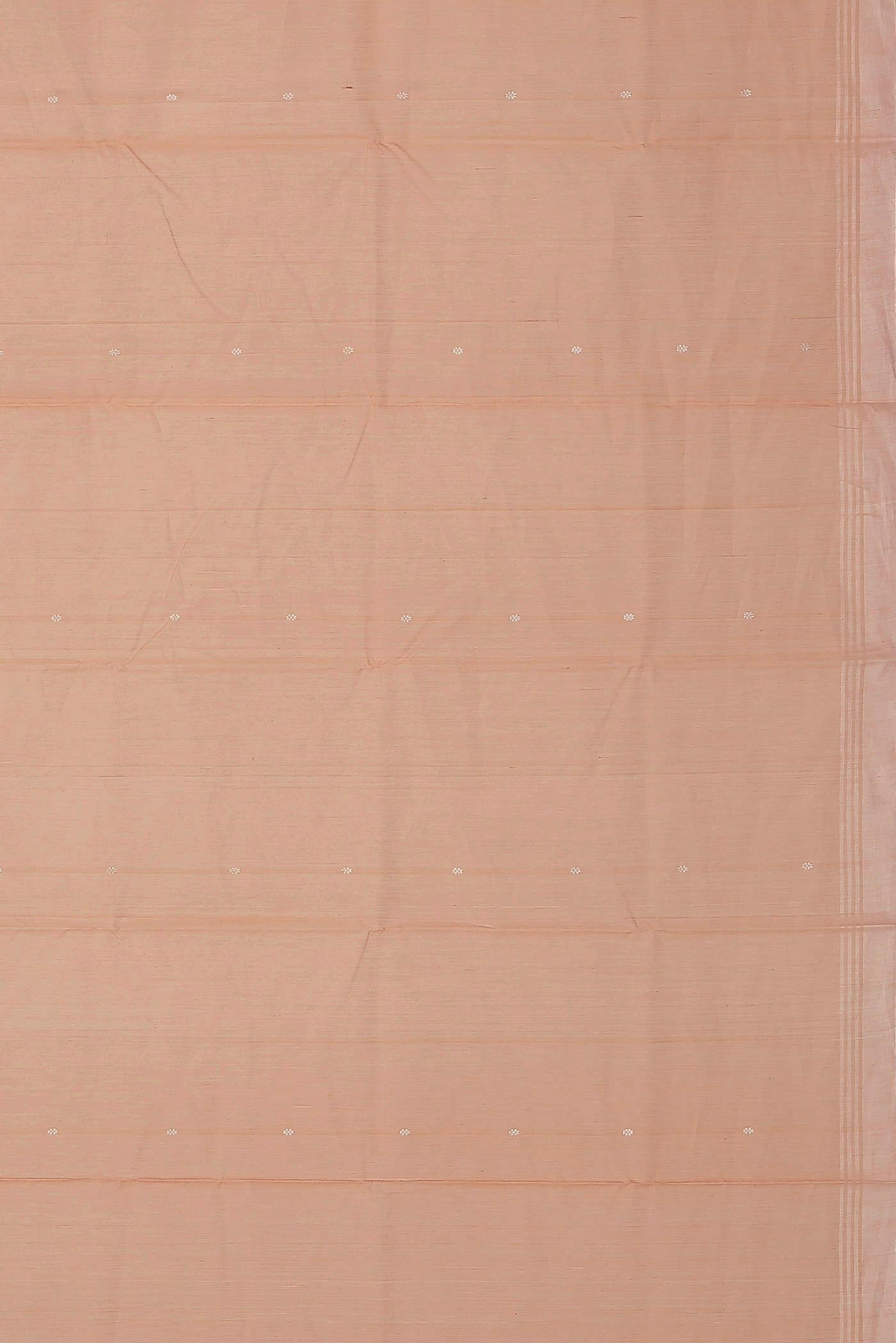 Peach Chanderi Silk Cotton Saree