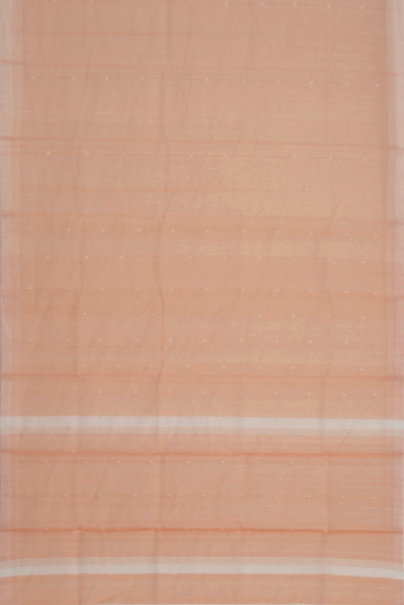 Peach Chanderi Silk Cotton Saree