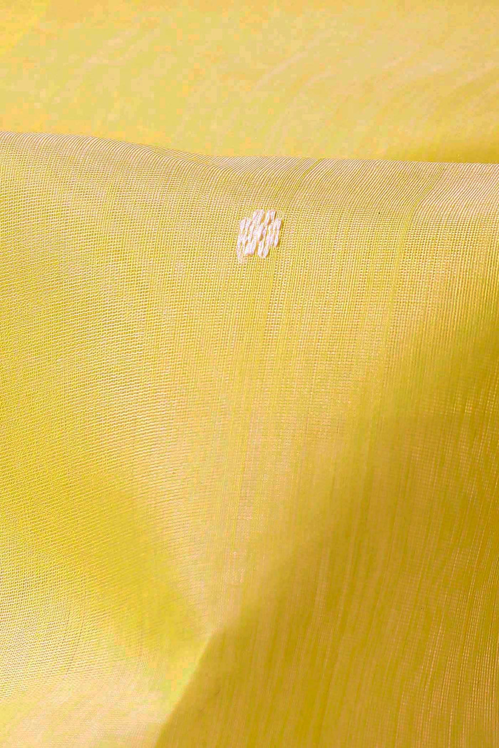 Yellow Chanderi Silk Cotton Saree