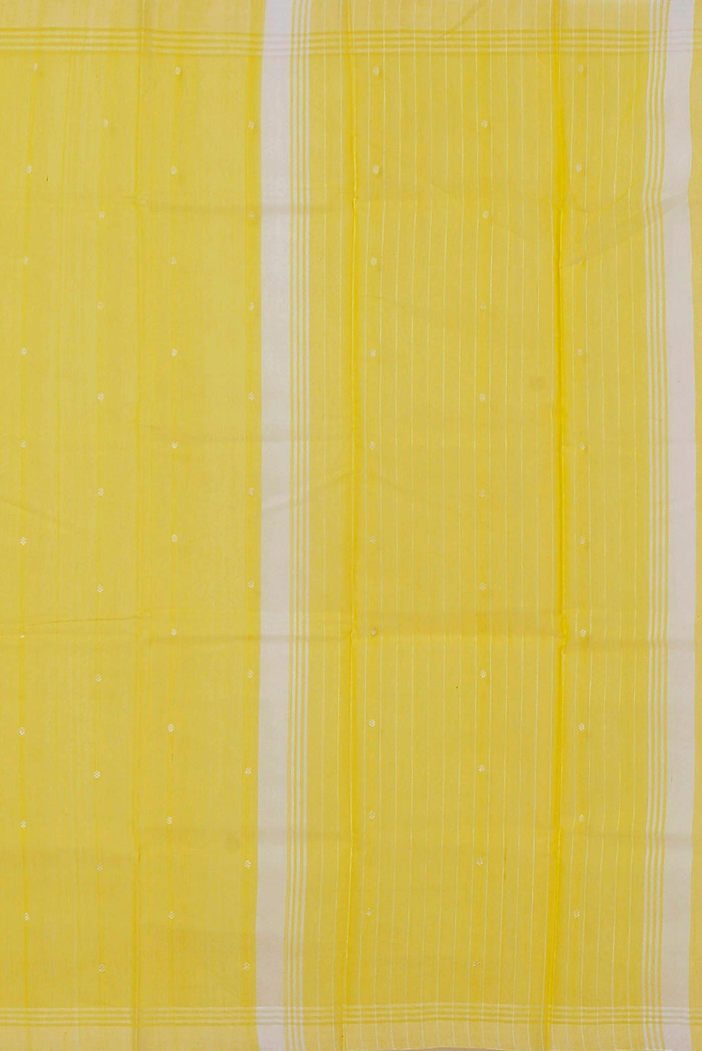 Yellow Chanderi Silk Cotton Saree