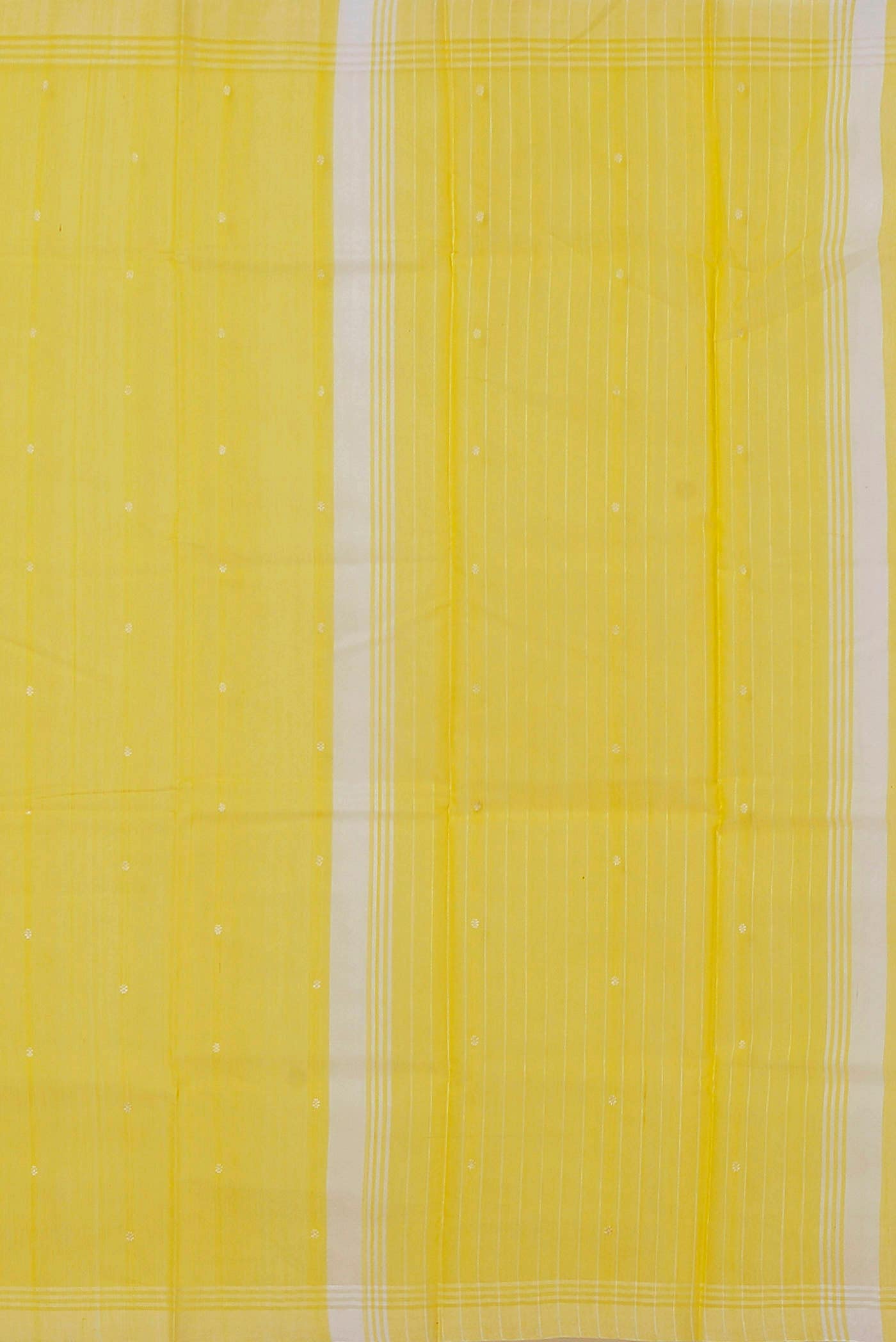 Yellow Chanderi Silk Cotton Saree