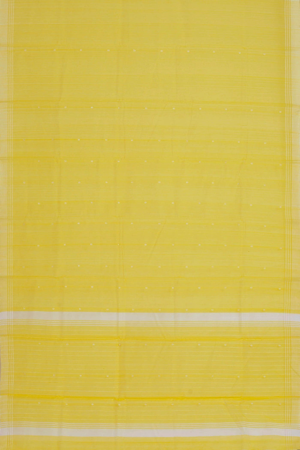 Yellow Chanderi Silk Cotton Saree