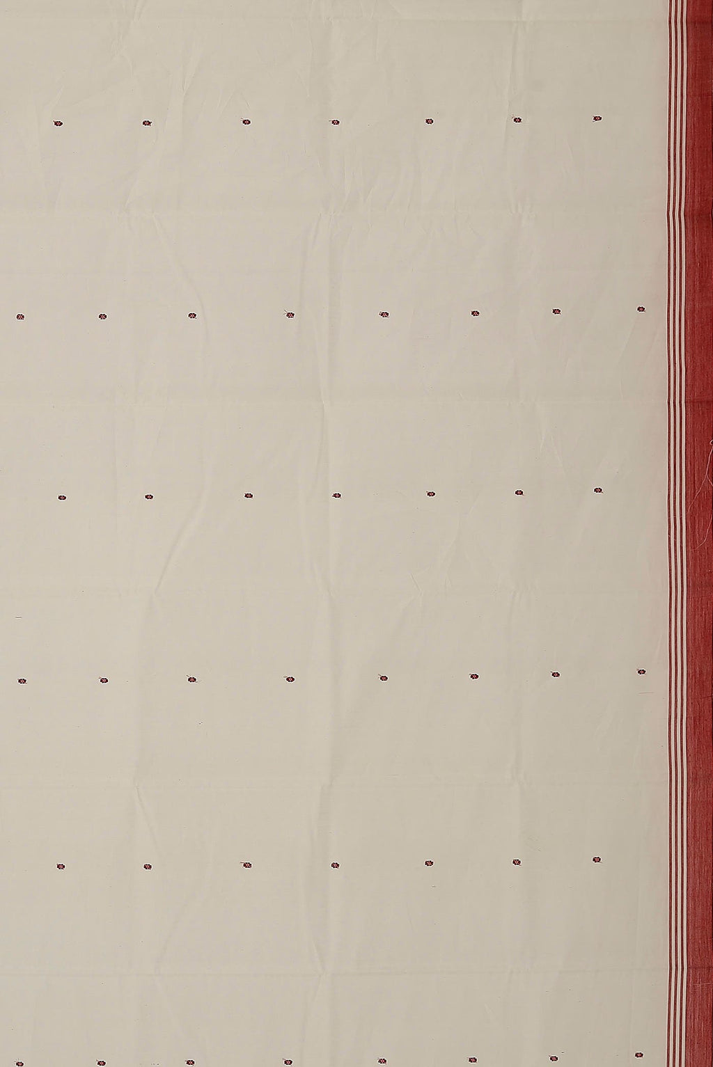White Chanderi Silk Cotton Saree