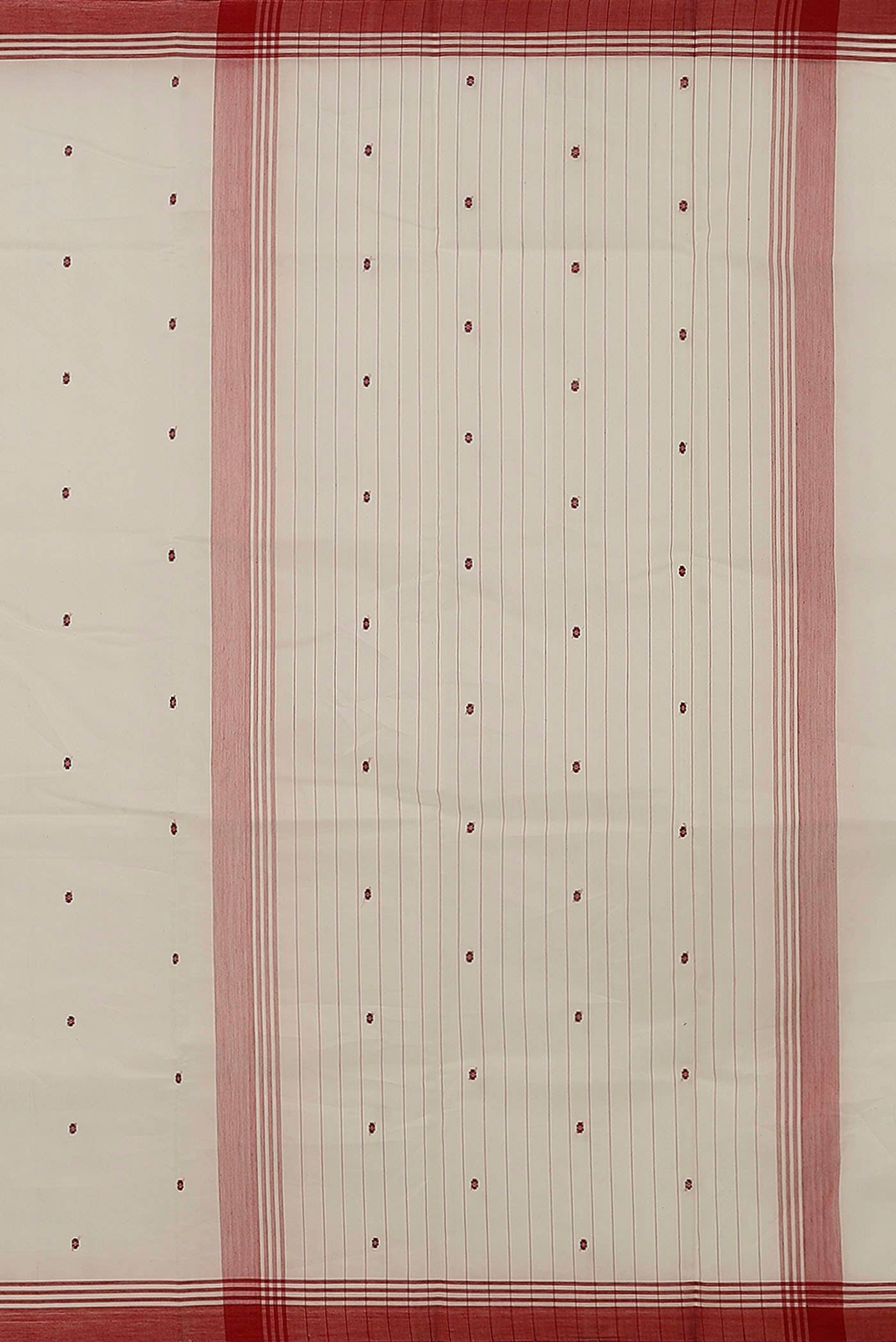 White Chanderi Silk Cotton Saree
