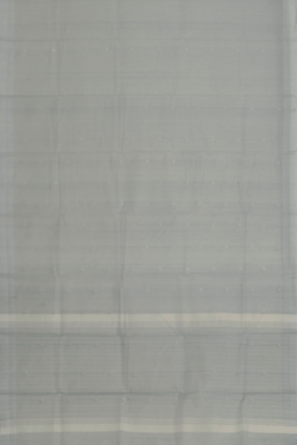 Grey Chanderi Silk Cotton Saree