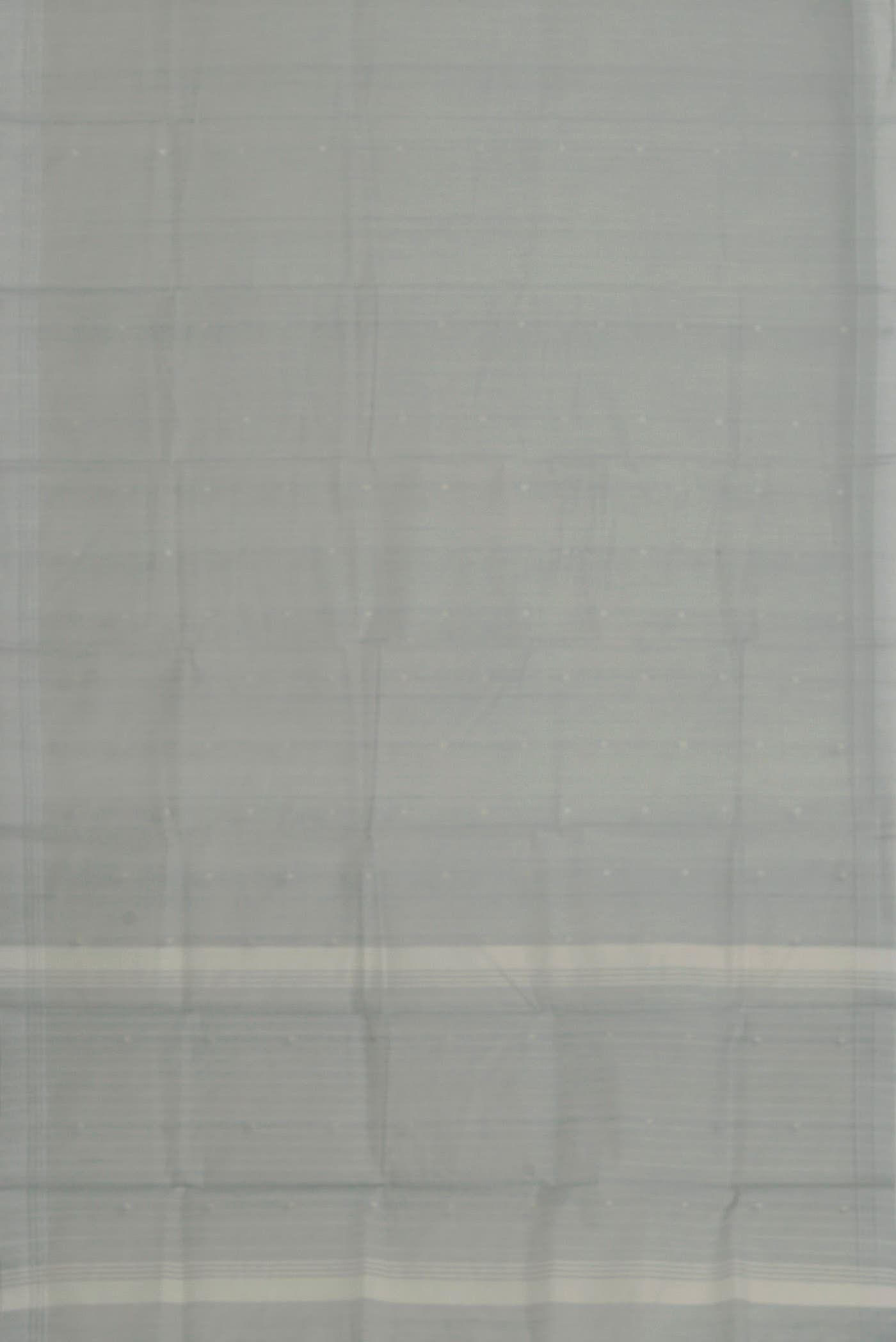 Grey Chanderi Silk Cotton Saree