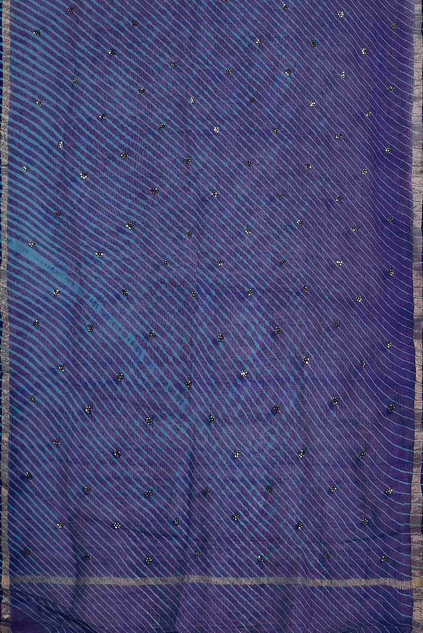 Blue Kota Silk Saree