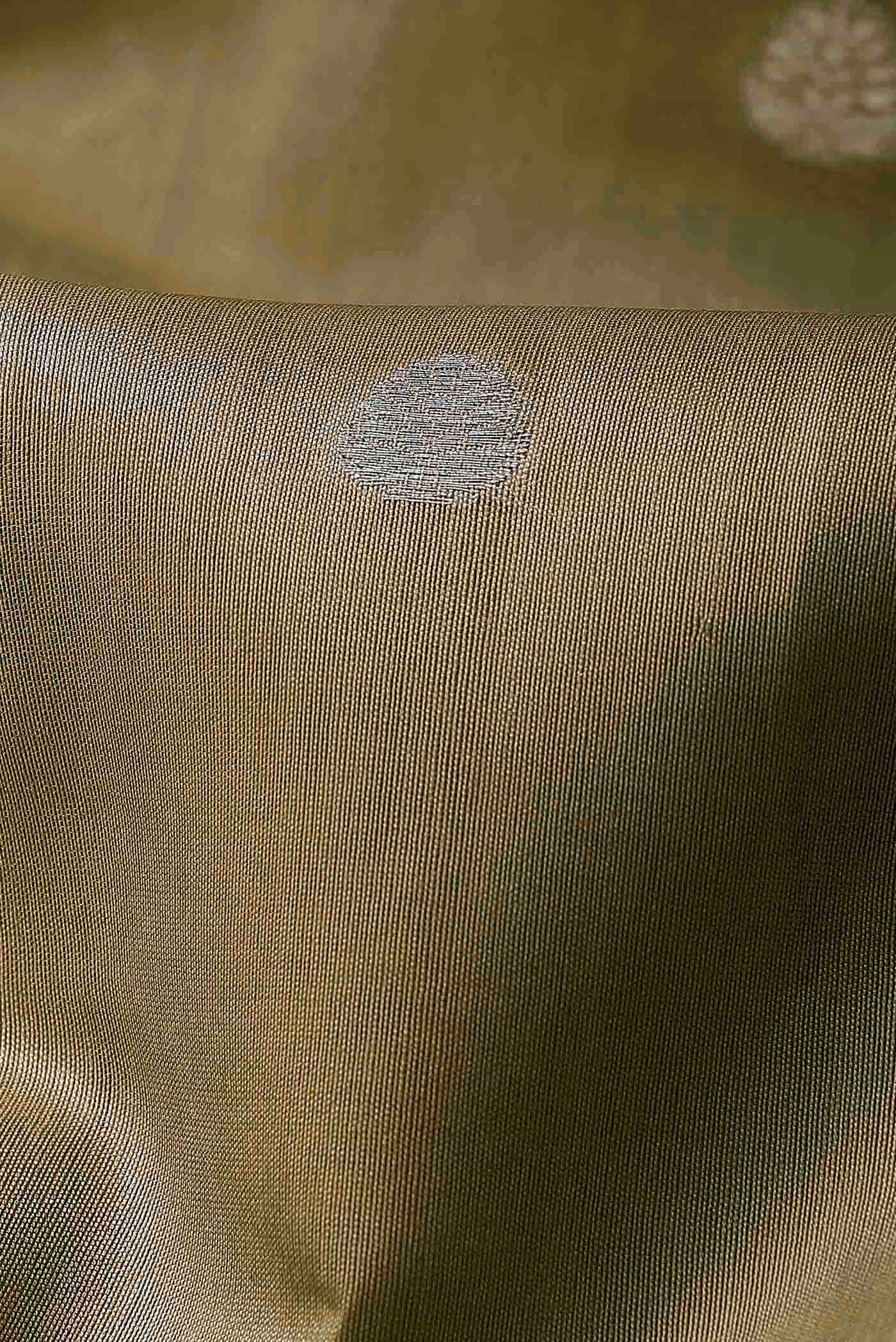 Beige Chanderi Silk Cotton Saree