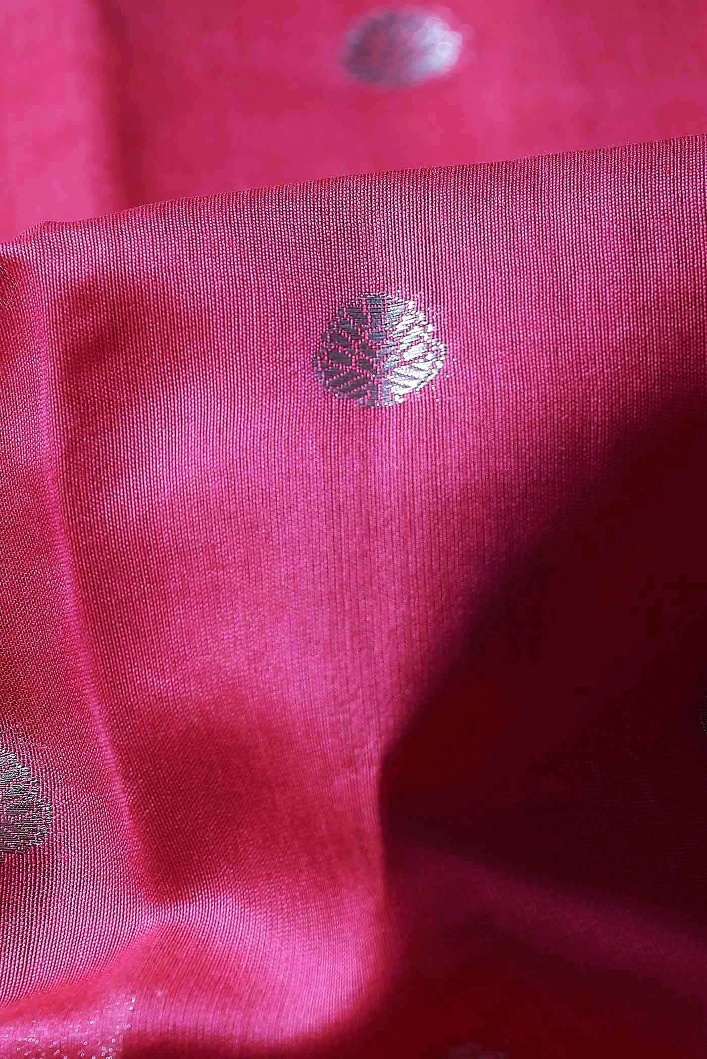 Pink Chanderi Silk Cotton Saree