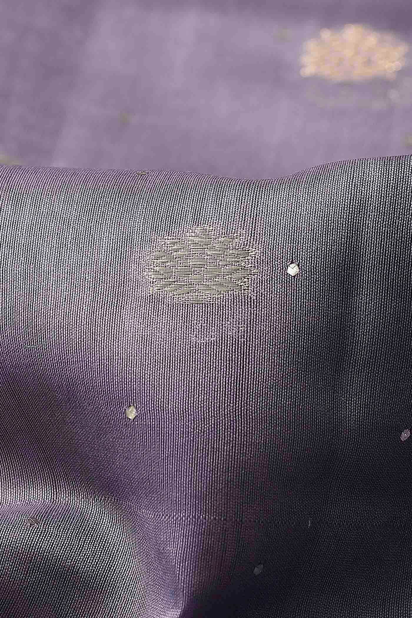Lavender Chanderi Silk Cotton Saree