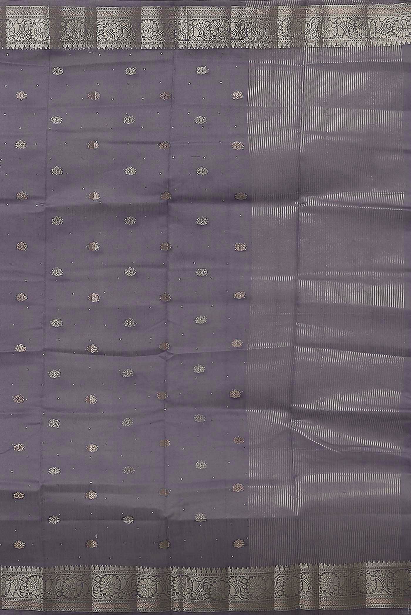 Lavender Chanderi Silk Cotton Saree