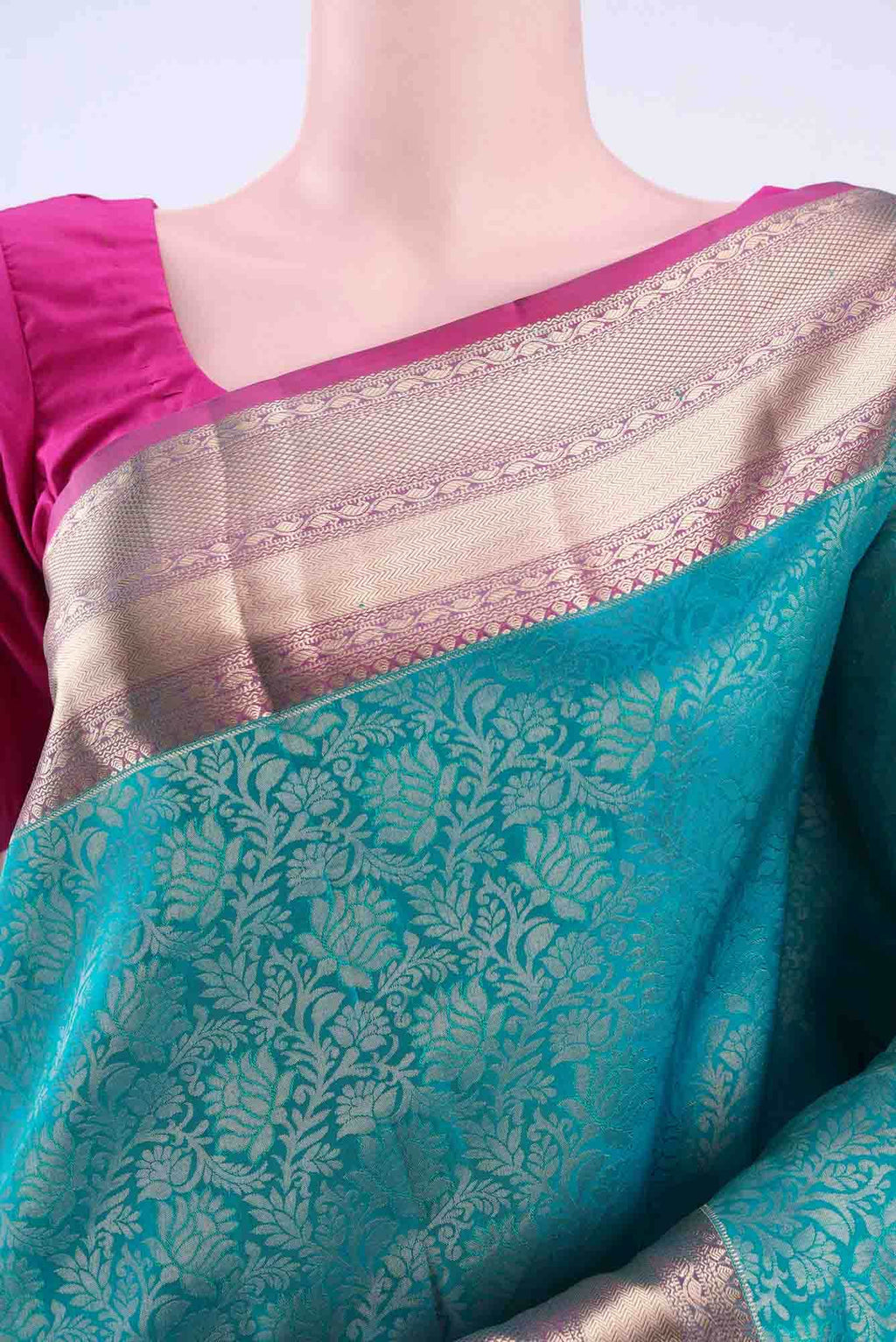 Blue Uppada Silk Saree