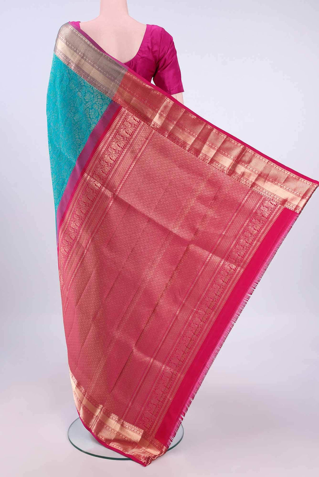 Blue Uppada Silk Saree