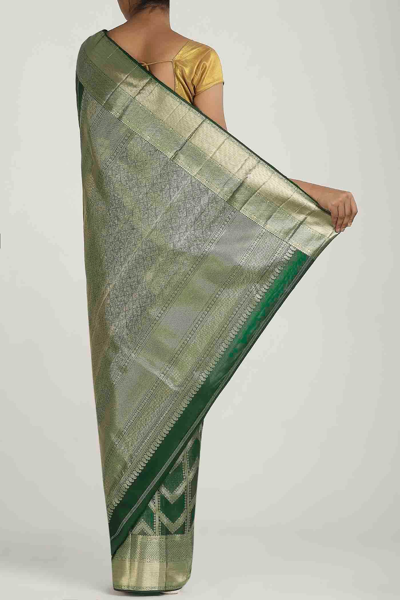 Green Kanchipuram Silk Saree